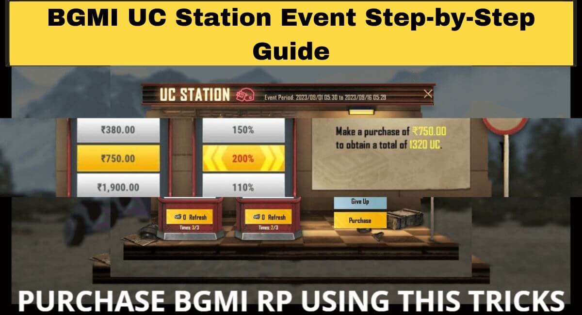 UC Station Event Step-by-Step Guide